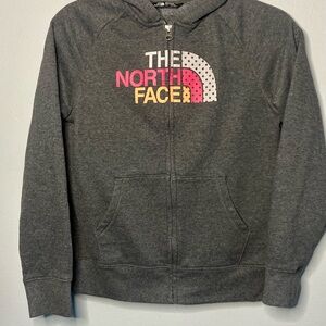 The North Face Kids Gray Zip-Up‎ Hoodie